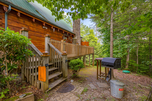 Grill at Cloud 9, a 1 bedroom cabin rental located in Pigeon Forge