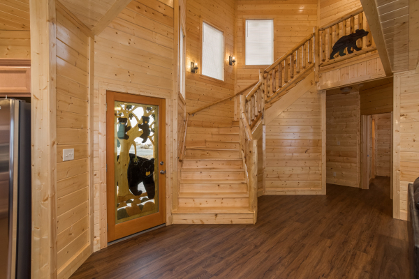 Foyer at Splash Mountain Lodge a 4 bedroom cabin rental located in Gatlinburg