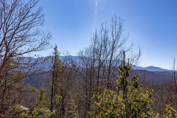 Mountain view at Ever After, a 1 bedroom cabin rental located in Gatlinburg