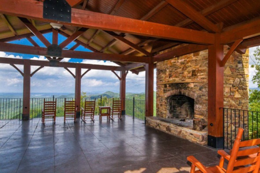 Picnic pavillion access at Preserve Resort for guests of Grand Timber Lodge, a 5-bedroom cabin rental located in Pigeon Forge