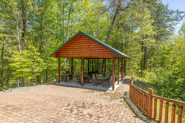 Pavilion at Smokies Paradise Lodge, a 5 bedroom cabin rental located in Pigeon Forge