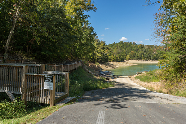 Boat ramp near Eagle's Nest, a 2-bedroom cabin rental located in Sevierville