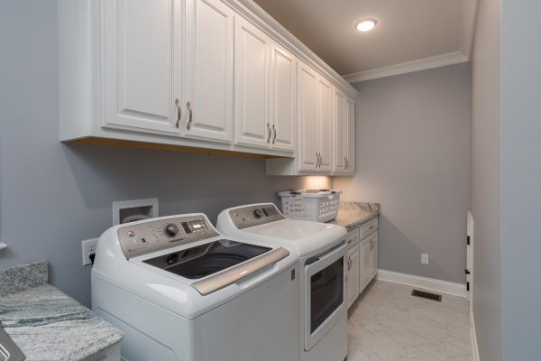 Laundry room at Summit Glory, a 5 bedroom cabin rental located in Pigeon Forge