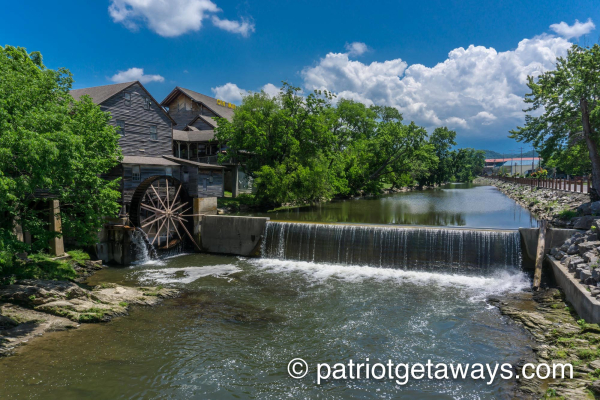 The Old Mill in Pigeon Forge is near Great View Lodge, a 5-bedroom cabin rental located in Pigeon Forge