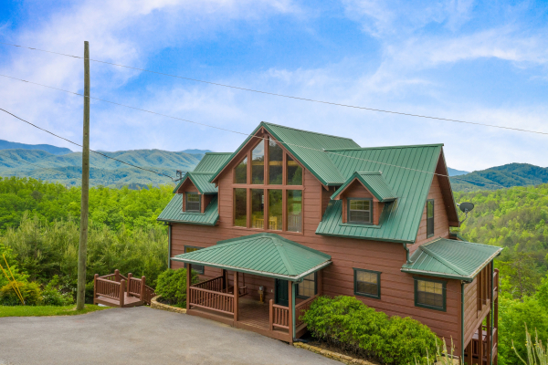 Exterior at Mountain Bliss, a 2 bedroom cabin rental located in Pigeon Forge