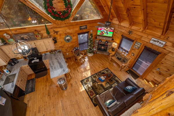 at bear feet retreat a 1 bedroom cabin rental located in pigeon forge
