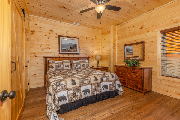Additional bedroom and dresser at The One With The View, a 4 bedroom cabin rental located in Pigeon Forge