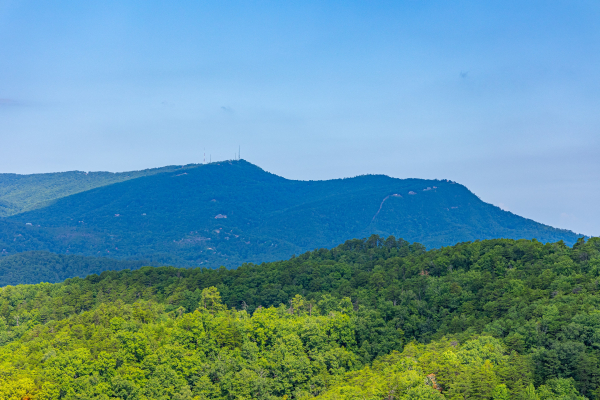 Mountain view from resort at The One With The View, a 4 bedroom cabin rental located in Pigeon Forge