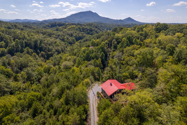 Aerial View Of Cabin at Where Eagles Dare