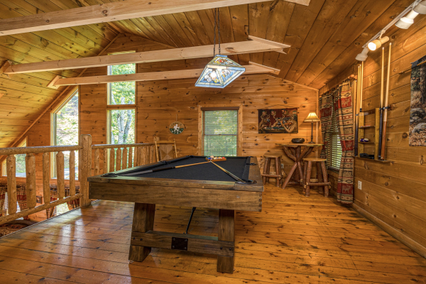 Pool Table at Trapper's Trace
