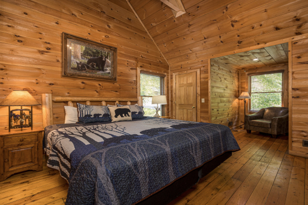 Lofted Bedroom at Trapper's Trace