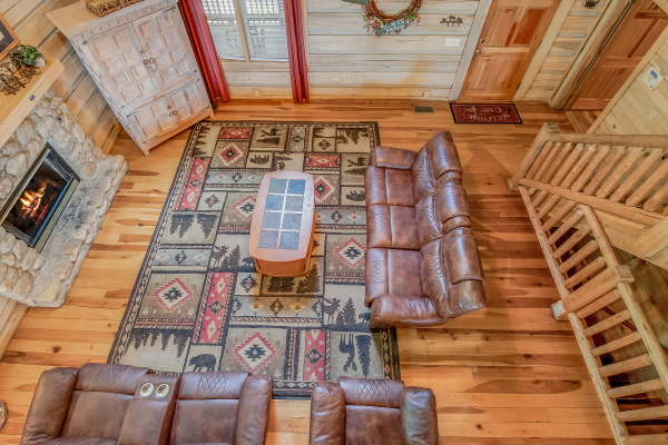 at on angels wings a 5 bedroom cabin rental located in gatlinburg