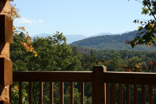 smoky mountain panoramic view from alpine romance a 2 bedroom cabin rental located in pigeon forge