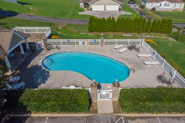 Resort pool for guests at A Pigeon Forge Retreat, a 2 bedroom cabin rental located in Pigeon Forge