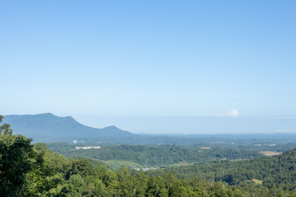 Window view at Cozy Mountain View, a 1 bedroom cabin rental located in Pigeon Forge