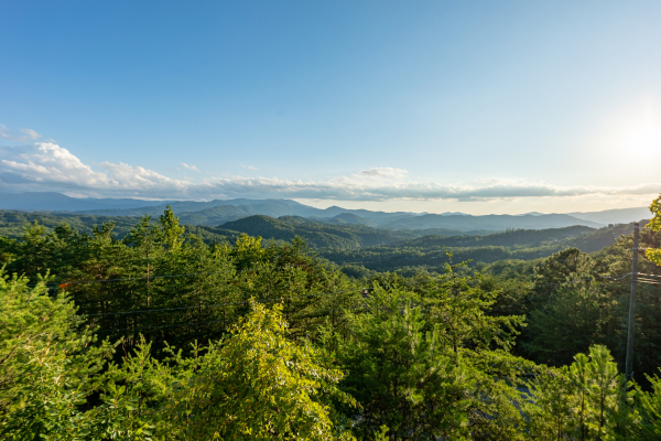Mountain view at Black Bear Ridge, a 3-bedroom cabin rental located in Pigeon Forge